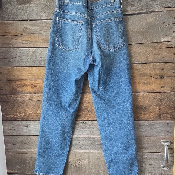 GAP Women's Straight Leg Jeans - Blue - Picture 2 of 2